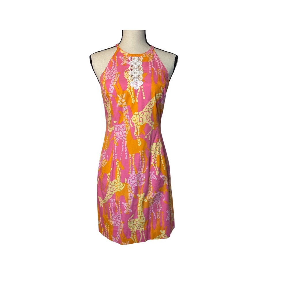 Lilly Pulitzer Giraffe Shift Dress Size: 2